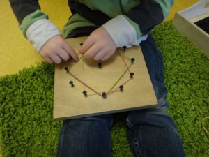 Arbeiten im Montessori-Raum